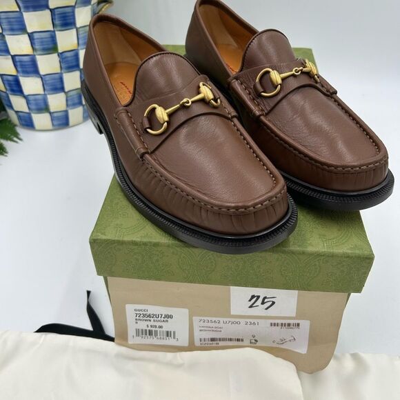 Men’s Gucci horsebit leather loafers size 9, made in Italy - Picture 1 of 11